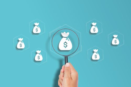 © Motionnation - stock.adobe.com Foto: Lupe auf Geldsack