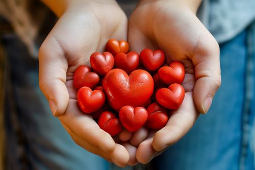 © Imagecreator - stock.adobe.com Foto: Hände gefüllt mit Herzen